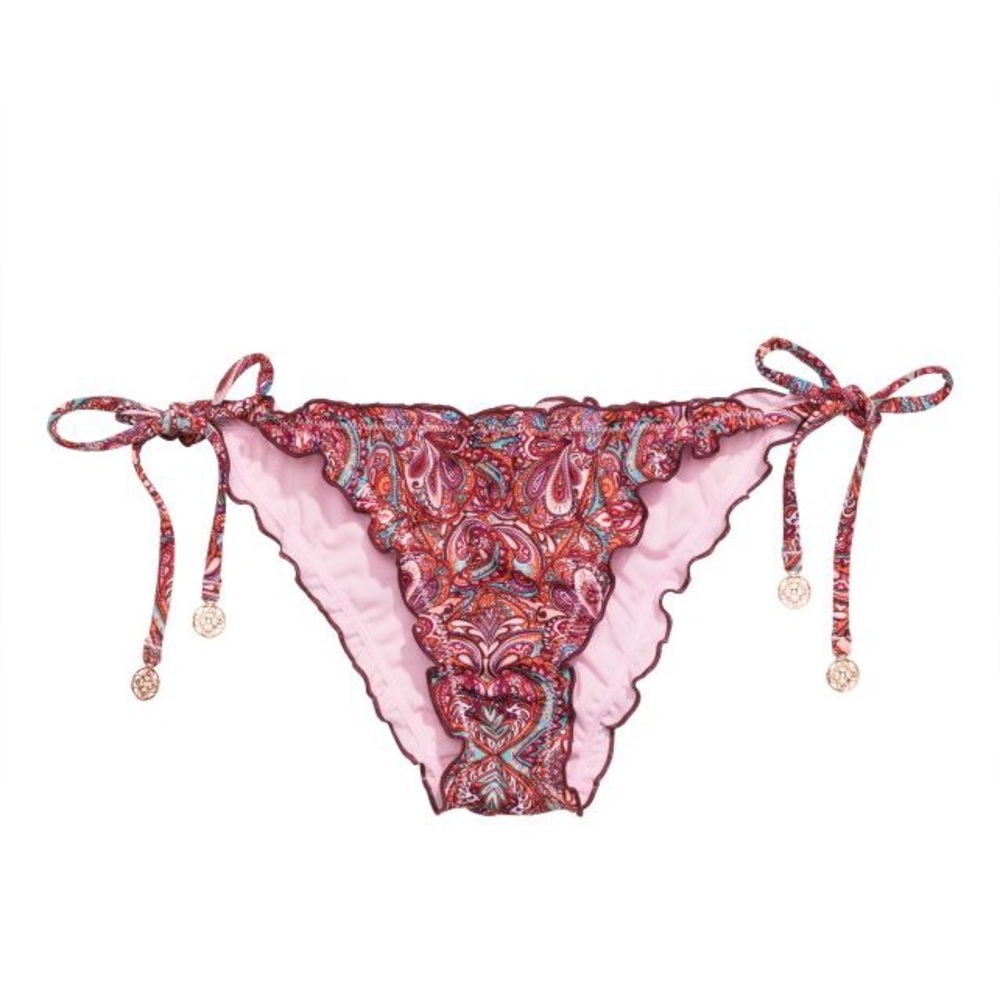 H&M Paisley String Bikini Bottoms